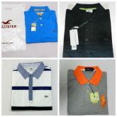 KIT 10 CAMISETAS POLO ORIGINAL TOMMY, LACOSTE, RALPH LAUREN, HOLLISTER